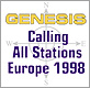 Genesis - Calling All Stations Tour 1998 - Tourbericht