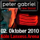 Peter Gabriel - New Blood in Köln, 02.10.2010 - Konzertbericht