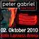 Peter Gabriel - New Blood in K�ln, 02.10.2010 - Konzertbericht