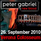 Peter Gabriel - New Blood, Arena di Verona (26.09.2010) - Konzertbericht