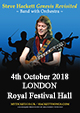 Steve Hackett - Mit Orchester: Genesis Revisited in der Royal Festival Hall London 2018 - Bericht