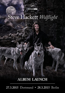 Steve Hackett Wolflight album launch poster