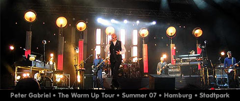 Peter Gabriel live in Hamburg 2007