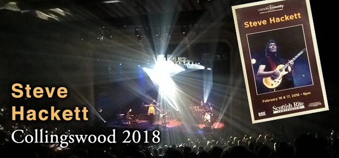 Steve Hackett live in Collingswood 2018