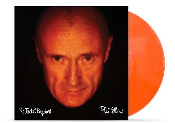 Phil Collins No Jacket Required orange vinyl