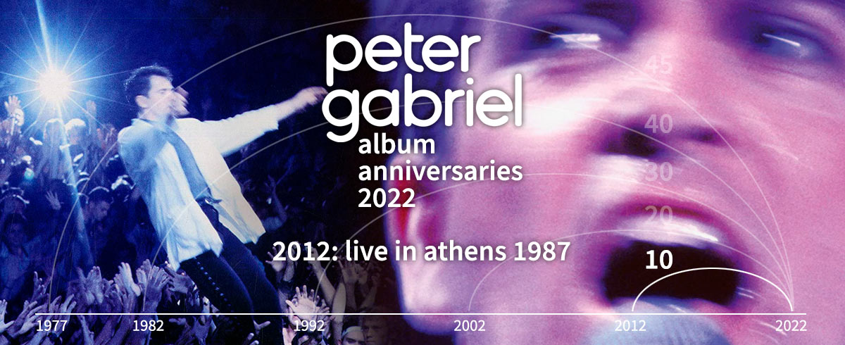 Peter Gabriel 10 Jahre Live In Athens