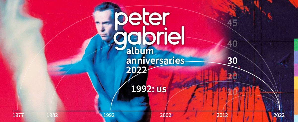 Peter Gabriel US 30th anniversary