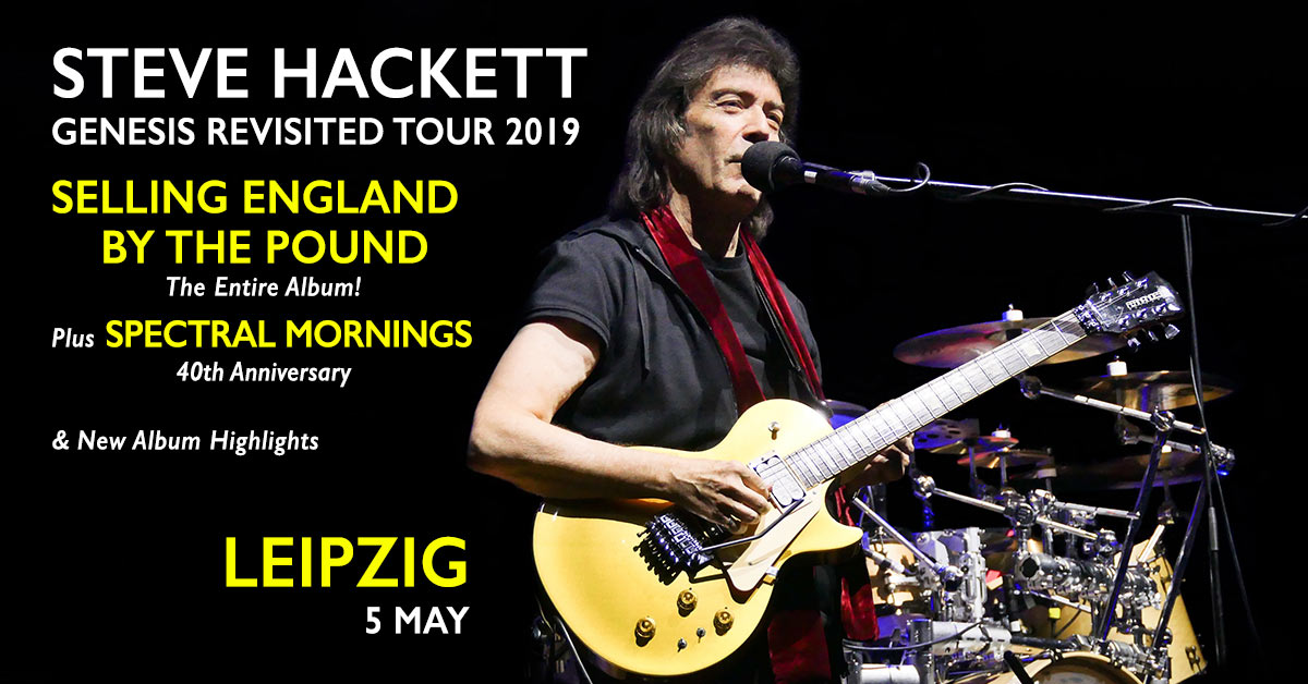 Steve Hackett und Band live in Leipzig 2019