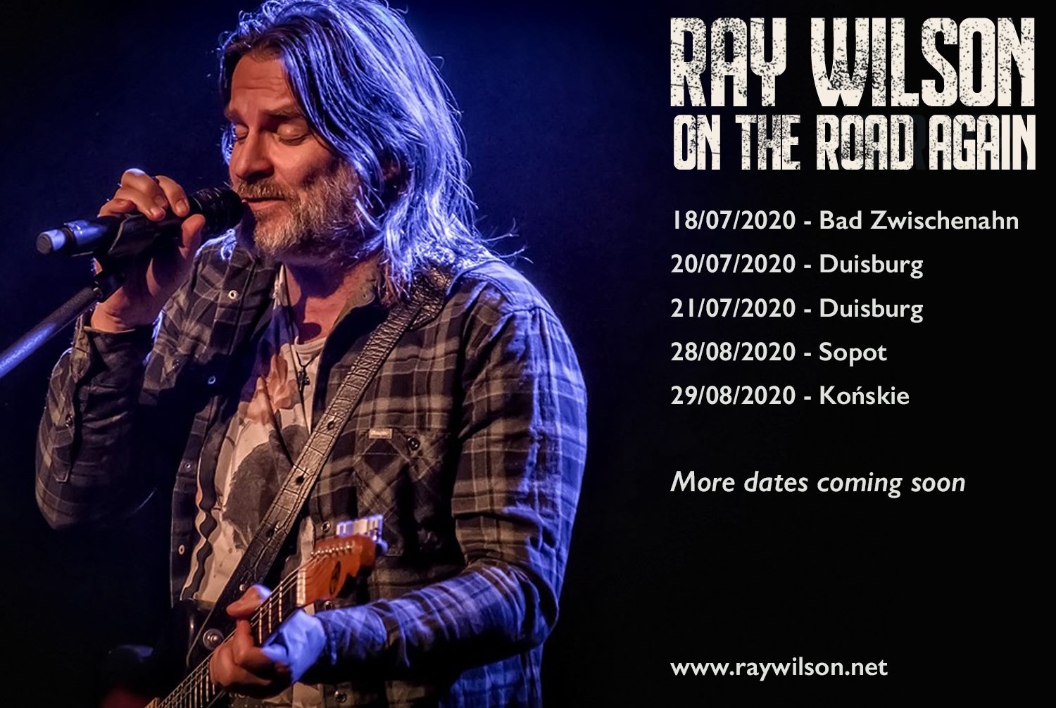 / Ray Wilson announces live shows for this summer