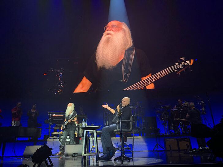 Phil mit Lee Sklar in Prag