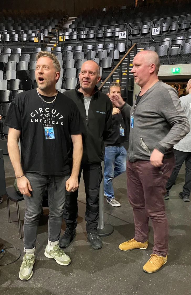 Noch ein Smalltalk nach der Show
