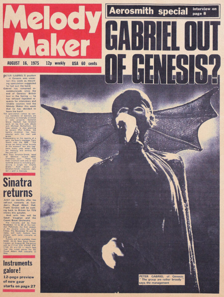 Melody Maker, Ausgabe vom 16. August 1975