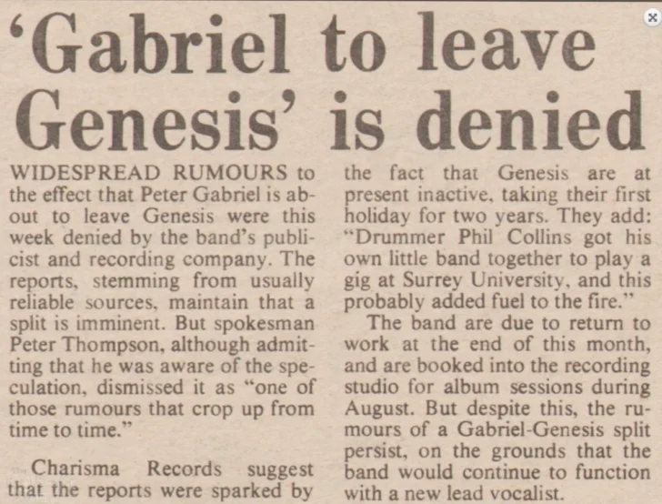 New Musical Express vom 12. Juli 1975