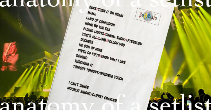Anatomy of The Last Domino - Setlist Analyse