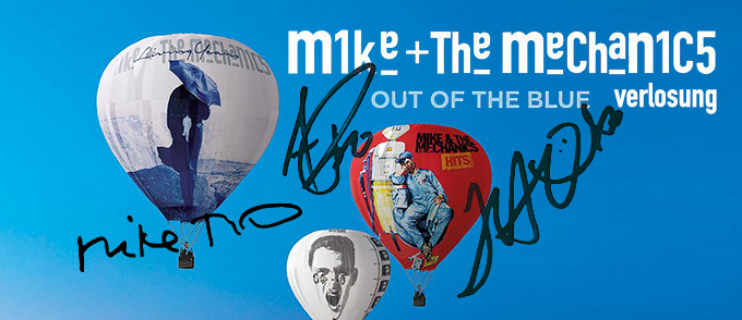 Verlosung: Signiertes "Out Of The Blue" Mediabook (Mike + The Mechanics)